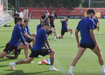 Felipe vuelve a trabajar con sus compañeros tras el parón