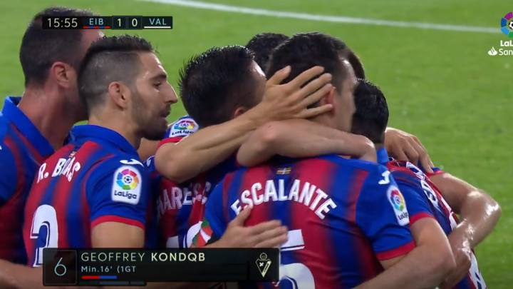 Resumen y gol del Eibar vs Valencia de LaLiga Santander