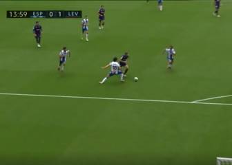 Así tumbó Mayoral al Espanyol: vean el toque en la arrancada para descomponer a su rival