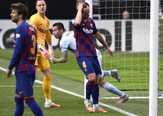 Todos los goles del Celta - Barcelona en imágenes