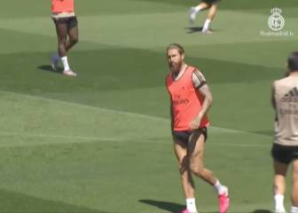 El Real Madrid se entrena antes de visitar Cornellà