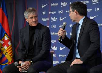 Barcelona chief Bartomeu holds crisis talks with Setién