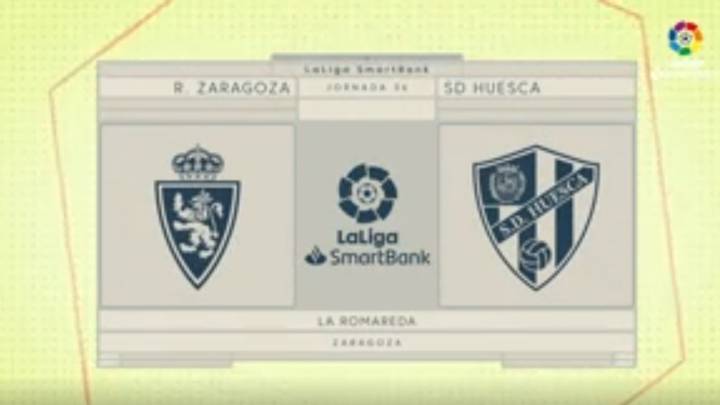 Resumen y gol del Zaragoza vs. Huesca de la Liga Smartbank