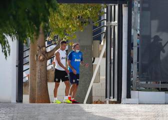 Voro dirige su primer entreno tras la despedida de Celades y César