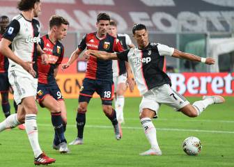 El misil de Cristiano en Génova superó los 100 km/h