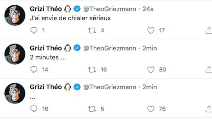 Theo Griezmann, sobre los minutos de su hermano: "Quiero llorar..."