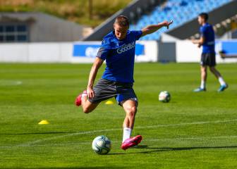 Odegaard se ejercita con el grupo