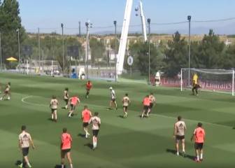 Lucas y Jovic vuelven a trabajar con el grupo antes de recibir al Getafe