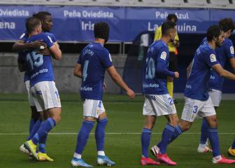 Ortuño saca al Oviedo del descenso