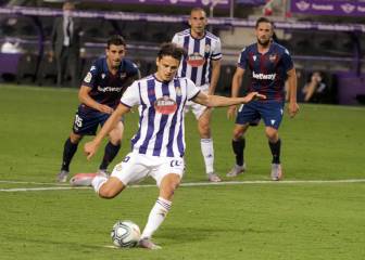 Enes Unal falló su primer penalti como blanquivioleta