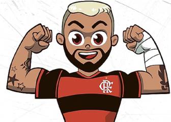 Nace Gabigolzinho, el personaje del héroe de la Libertadores
