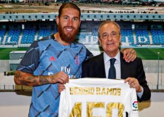 Ramos llega a 450 partidos con el Real Madrid en Liga