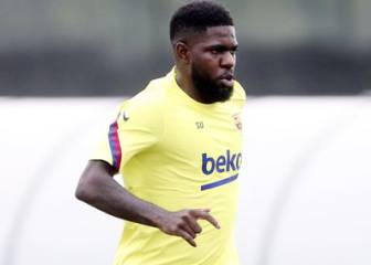 El calvario de Umtiti: recae de su lesión en la rodilla izquierda y dice casi adiós a la temporada