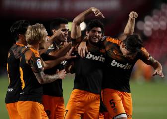 1 x 1 del Valencia: Otro golazo de Guedes y debut de Guerrero