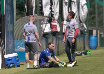 Dani Giménez está tocado y Jovanovic podría debutar