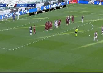 Cristiano sorprende con una de las mejores faltas de su carrera cambiando el modo de tirarla