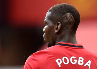 Pogba sorprende con un peinado reivindicativo 'Black Lives Matter'