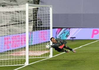 Courtois sufre en San Mamés