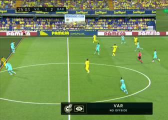 La imagen que demuestra que el gol del Villarreal fue legal