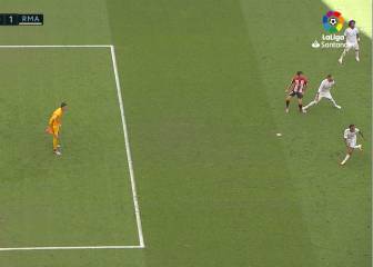 El posible penalti de Ramos a Raúl García con 0-1