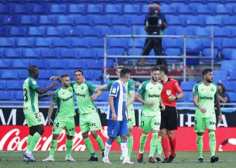 El Leganés apura sus opciones y el Espanyol casi se despide