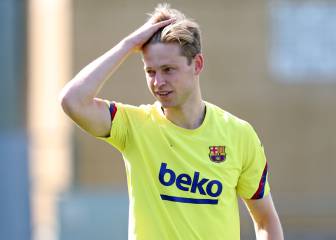 De Jong se entrenó con el grupo