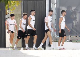 Posible alineación del Valencia ante el Valladolid