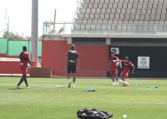 La maravilla de Luka Romero en la práctica del Mallorca