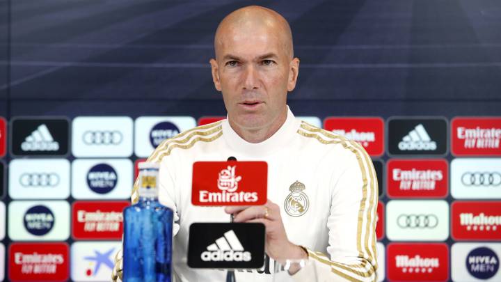 Zidane: "Lo de Hazard no es una recaída, mañana estará"