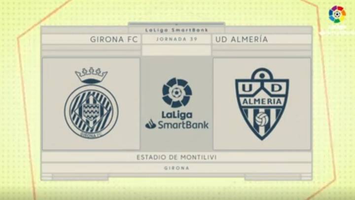 Resumen y gol del Girona vs. Almería de la Liga Smartbank