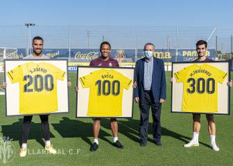 El Villarreal homenajea a sus centenarios