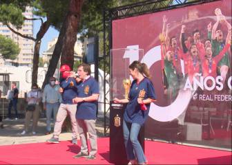 España celebra su aniversario del Mundial con Waka Waka