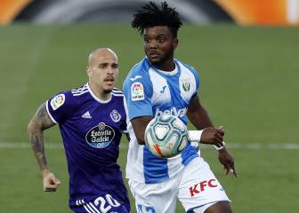 Posible alineación del Leganés ante el Valencia en Butarque