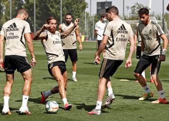 Última sesión del Madrid antes del choque ante el Granada