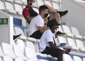 La tarde que Bustinza jugó con el Leganés en la grada de Butarque