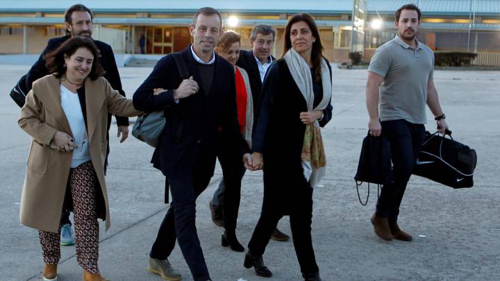 Sandro Rosell sale de la cárcel