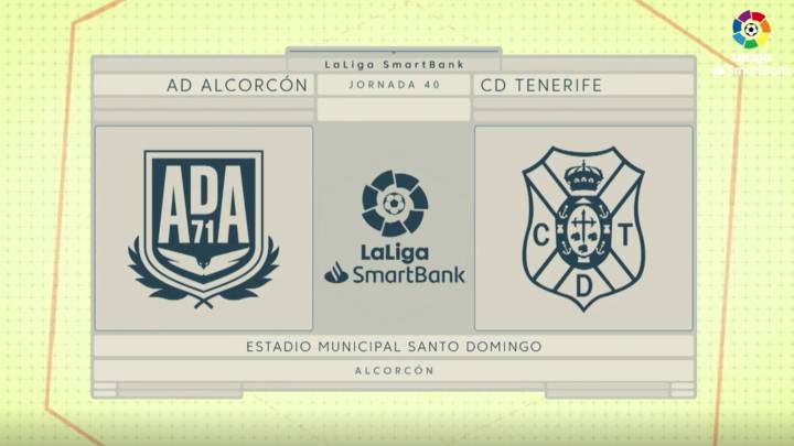 Resumen del Alcorcón vs Tenerife de LaLiga SmartBank