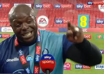 La mejor entrevista postpartido, Akinfewa después de ascender