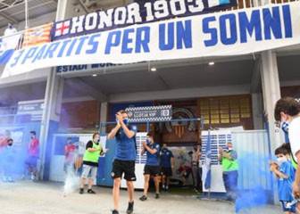 Dos hinchas del Sabadell estarán en el palco ante el Atlético B