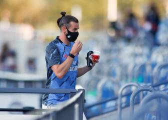 Bale se fue al vestuario andando con el partido en juego