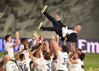 Una Cibeles improvisada sobre el estadio Alfredo Di Stéfano