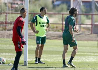 Fidel se queda en el gimnasio; Juan Cruz y Folch completan la sesión