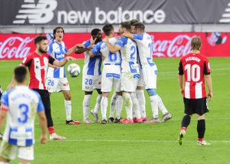 Rubén Pérez y Bustinza jugaron lesionados los 90 minutos en Bilbao