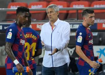 Pulso entre Setién y García Pimienta por Ansu Fati y Puig