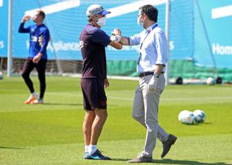 Cumbre de urgencia entre Bartomeu y Quique Setién