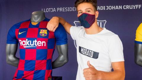 El Barça ata a la joven promesa Fabián Luzzi, del Rayo