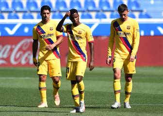 Las goleada del Barcelona en Mendizorroza en imágenes