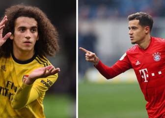 Arsenal y Barça, escapatoria de Coutinho y Guendouzi