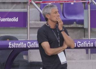 Contradictorio Setién: se blinda 'alineando' a los tres del filial pero se arriesga a una lesión