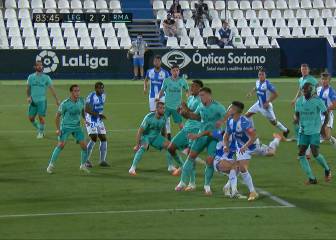 El penalti por mano de Jovic que el Leganés reclama y le hubiera dejado en Primera de marcarlo
